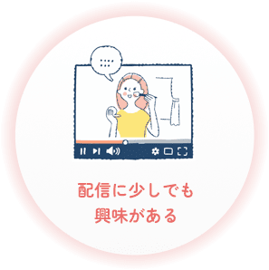 配信に少しでも興味がある